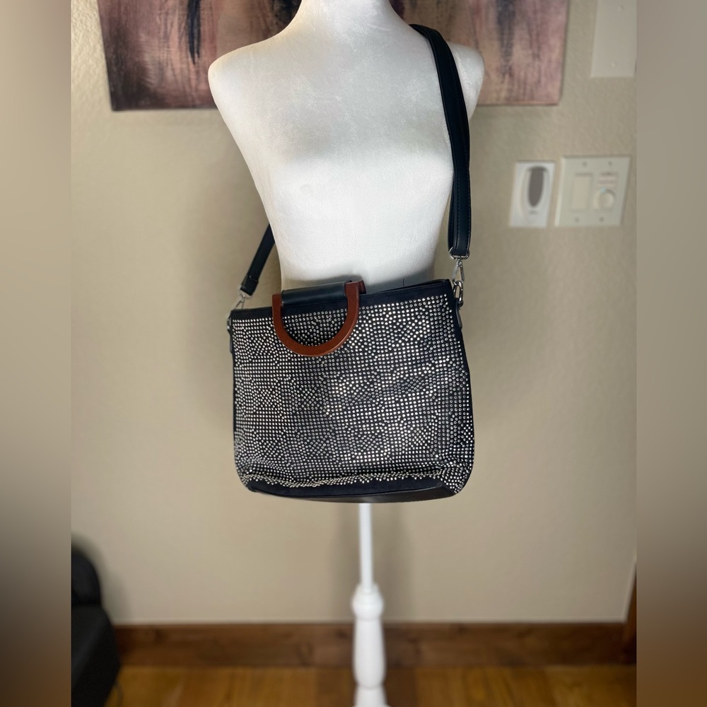Rocking Steve Madden Rhinestone Shoulder Handbag